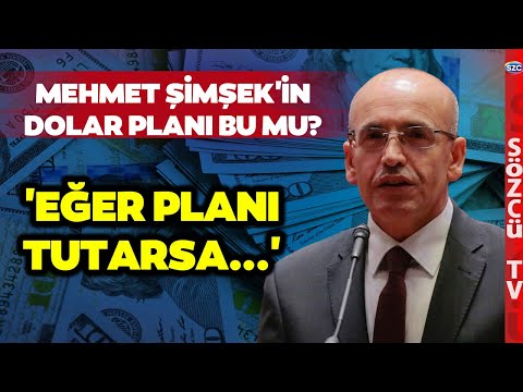 Mehmet Şimşek'in Dolar Planıyla İlgili Çarpıcı İddia! 'Planı Tutarsa Bunlar Yaşanacak'