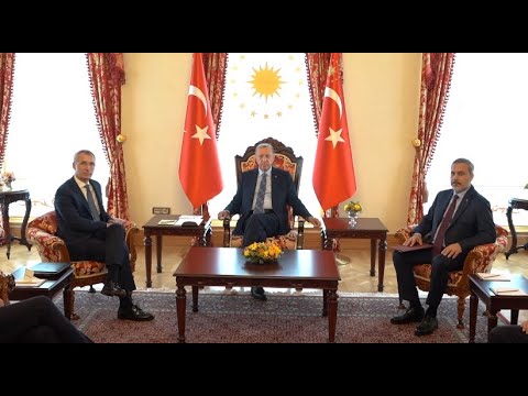 President Erdogan meets with NATO Secretary General Stoltenberg