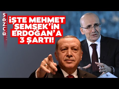 Mehmet Şimşek Erdoğan'dan Bu 3 Şeyi İstedi! Şeref Oğuz Sözcü TV'de Açıkladı