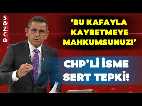 CHP'li İsimden Fatih Portakal'a 'Pes' Dedirten Açıklama! 'Kaybetmeye Mahkumsunuz'