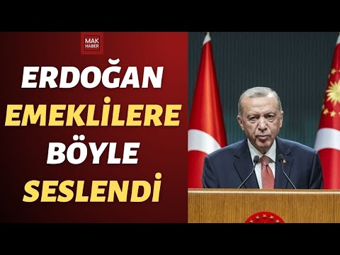 Erdoğan Emekliler Seslendi: Beklediğimizden Kısa Zamanda...