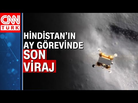 Hindistan'ın uzay aracı yörüngeye girdi, ağustos sonunda iniş yapacak