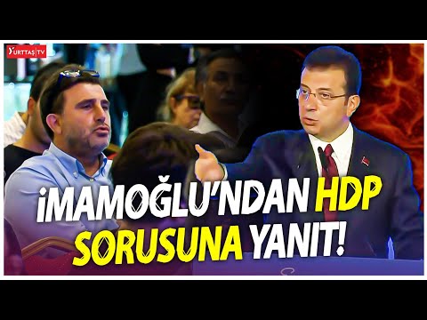 Ekrem İmamoğlu'ndan HDP sorusuna flaş yanıt!