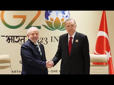 President Erdogan meets with Brazilian President Lula da Silva within the scope of G20