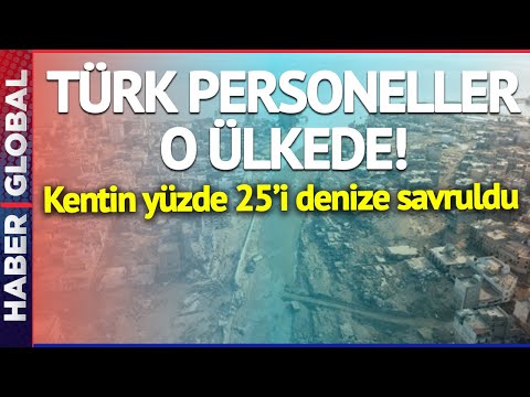 Kentin Yüzde 25'i Denize Savruldu! Türkiye Harekete Geçti! Türk Personeller O Ülkede