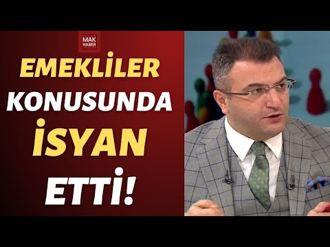 Cem Küçük Emekliler Konusunda İsyan Etti! AK Parti'de Emekliye 5 Bin TL İkramiye Sesleri...