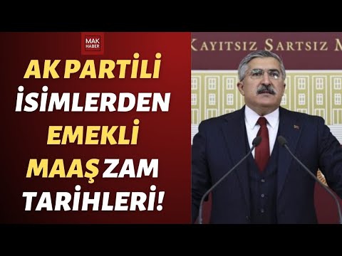 AK Partili Vekil Meclis İçin İlk İş Emekli Maaşları Dedi! Başka Bir Vekil Ekim-Kasımı İşaret Etti!