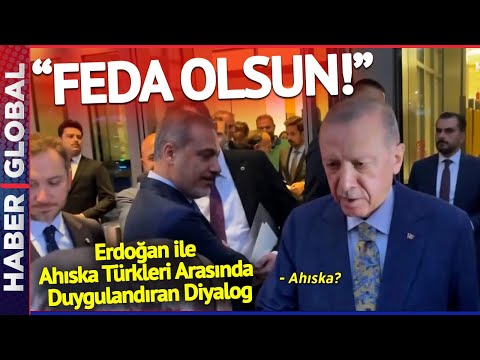 "FEDA OLSUN" Erdoğan ile Ahıska Türkleri Arasında Duygulandıran Diyalog