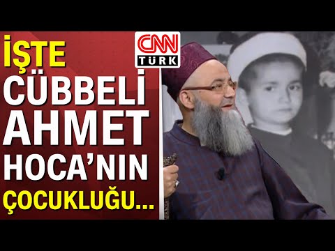 A.Mahmut Ünlü'ye neden "Cübbeli Ahmet" deniyor? İşte Cübbeli Ahmet Hoca'nın çocukluk fotoğrafları...