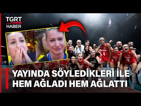 Milli Voleybolcu Gizem Örge'nin Şampiyonluk Sonrası Sevinç Gözyaşları Duygulandırdı - TGRT Haber