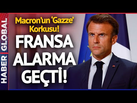 Fransa Alarma Geçti! 7 Bin Polis Görevlendirildi! Macron Hemen 'Gazze' Dedi!